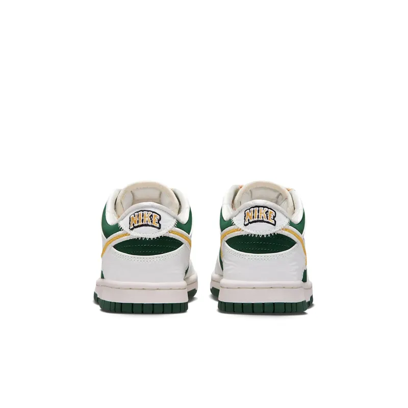 Nike Dunk Low LV8 GS “Sail / Fir / University Red / University Gold” (IV5971-100)