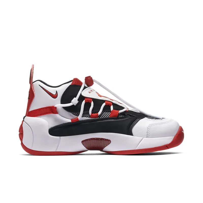 Nike Air Swoopes 2 White Black Red (W) White/University Red-Black (917592-100)