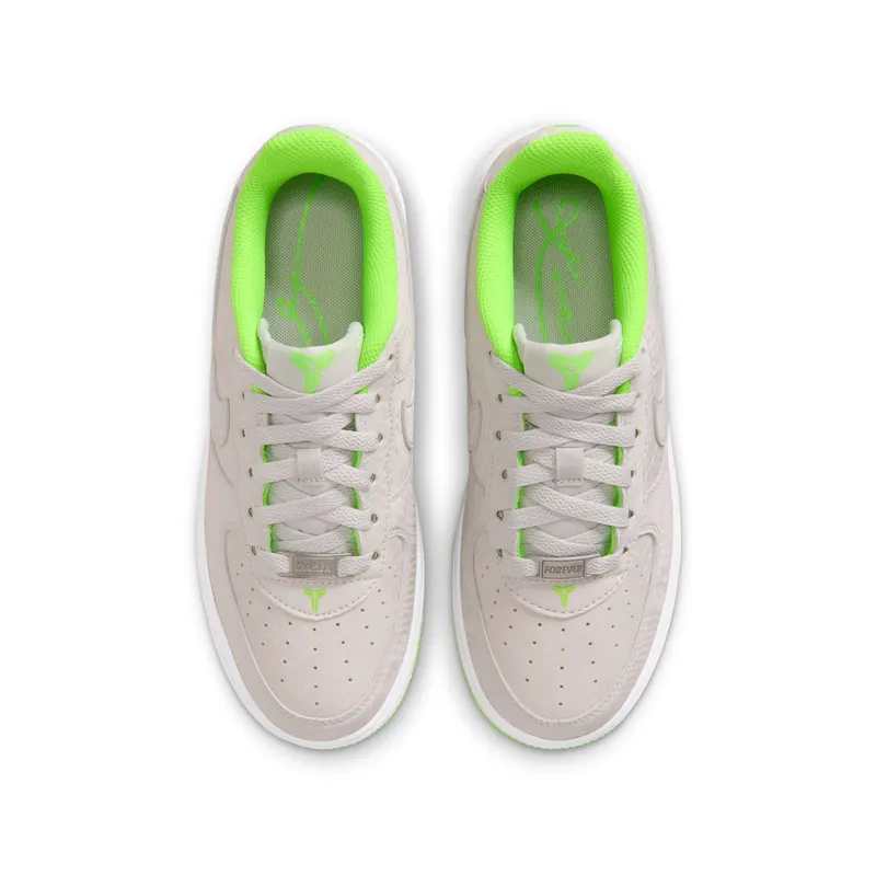 Nike Air Force 1 Low GS “Vast Grey / White / Electric Green” (IO4610-002)