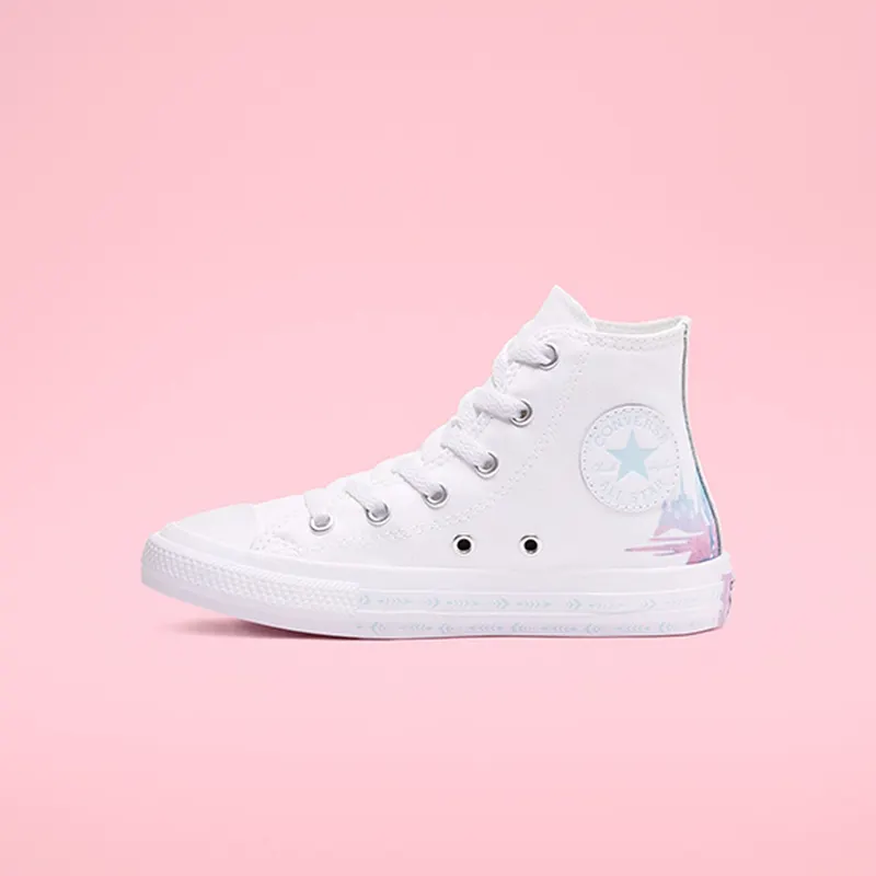 Converse Chuck Taylor All-Star Hi Frozen 2 White (PS) White/Multi-White (367353F)