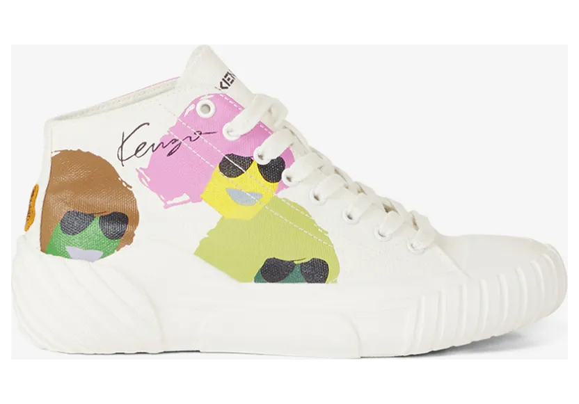 KENZO Baskets montantes 'Kenzo Tribute' en toile (FC52SN440F73)