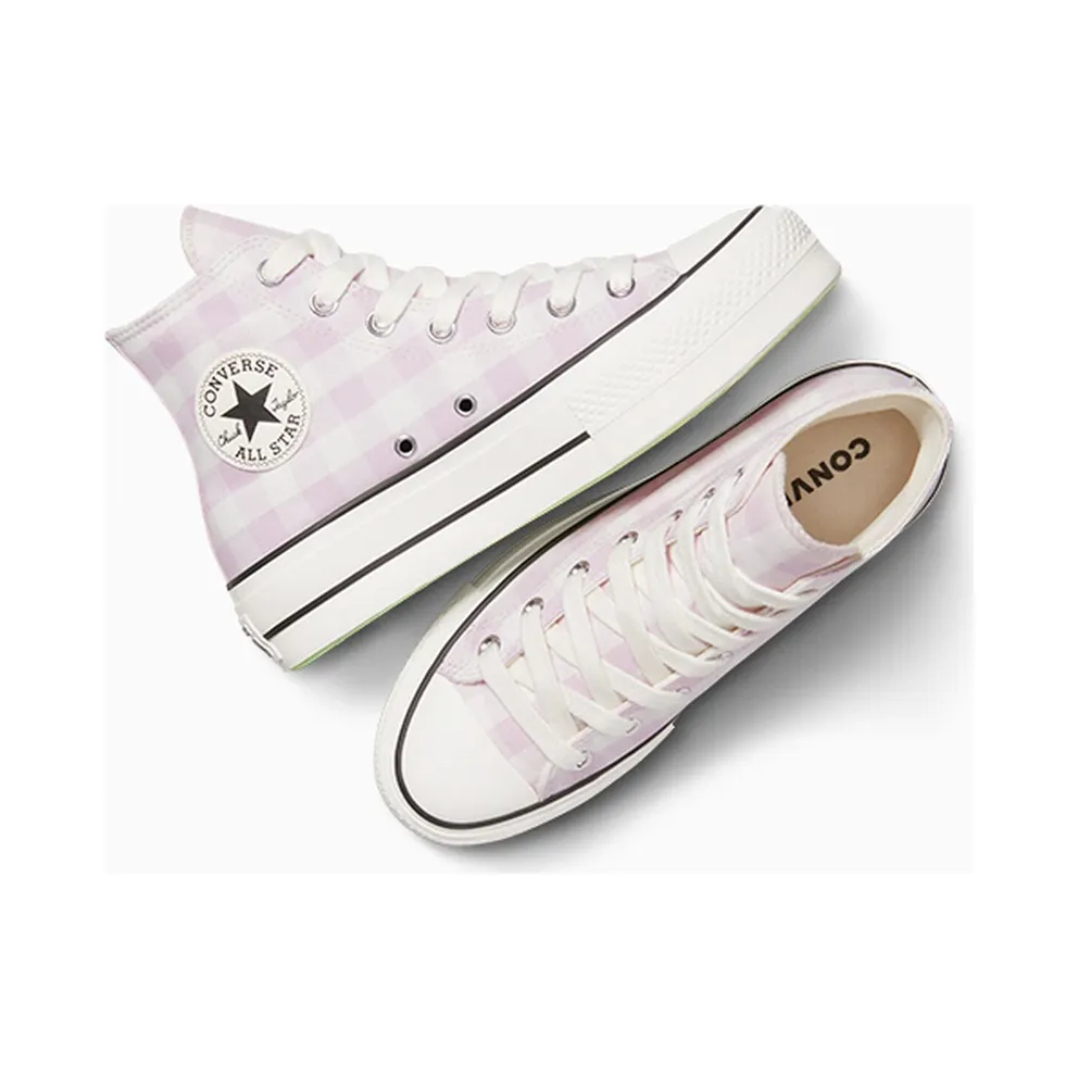Converse Chuck Taylor All Star Lift Platform Gingham Vintage White/Summit Pink (A13663C)