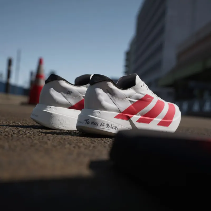 Adidas Adizero Adios Pro 4 Off White / Better Scarlet / Core Black (JR6363)