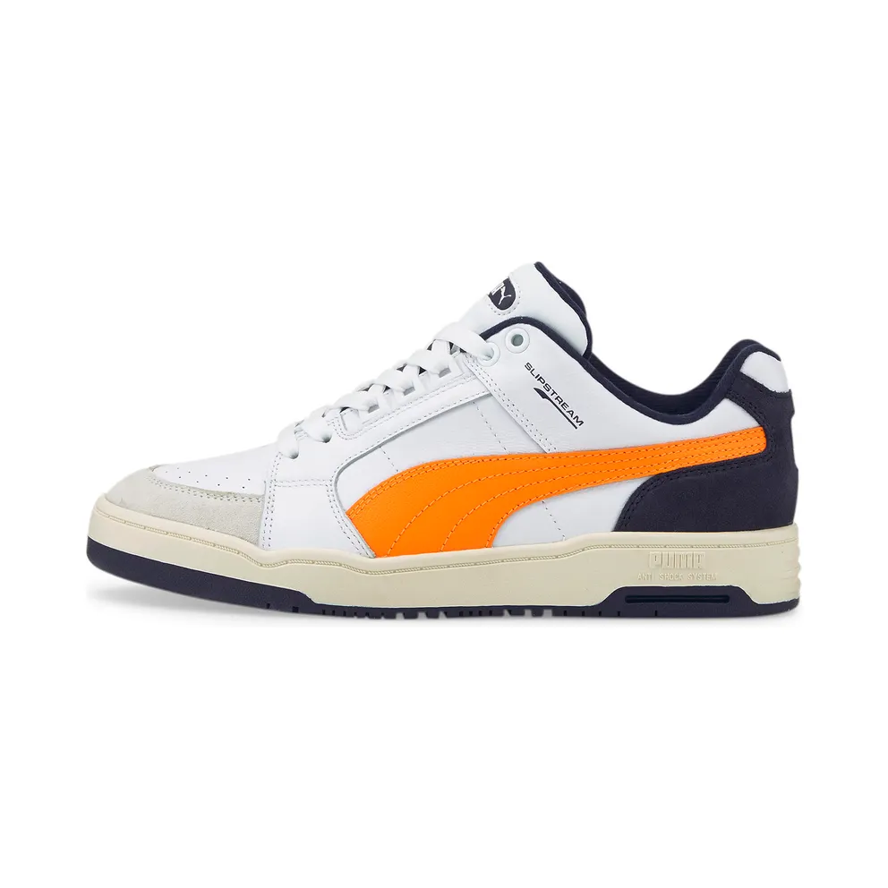 PUMA Slipstream Lo Retro White/Vibrant Orange (384692-03)