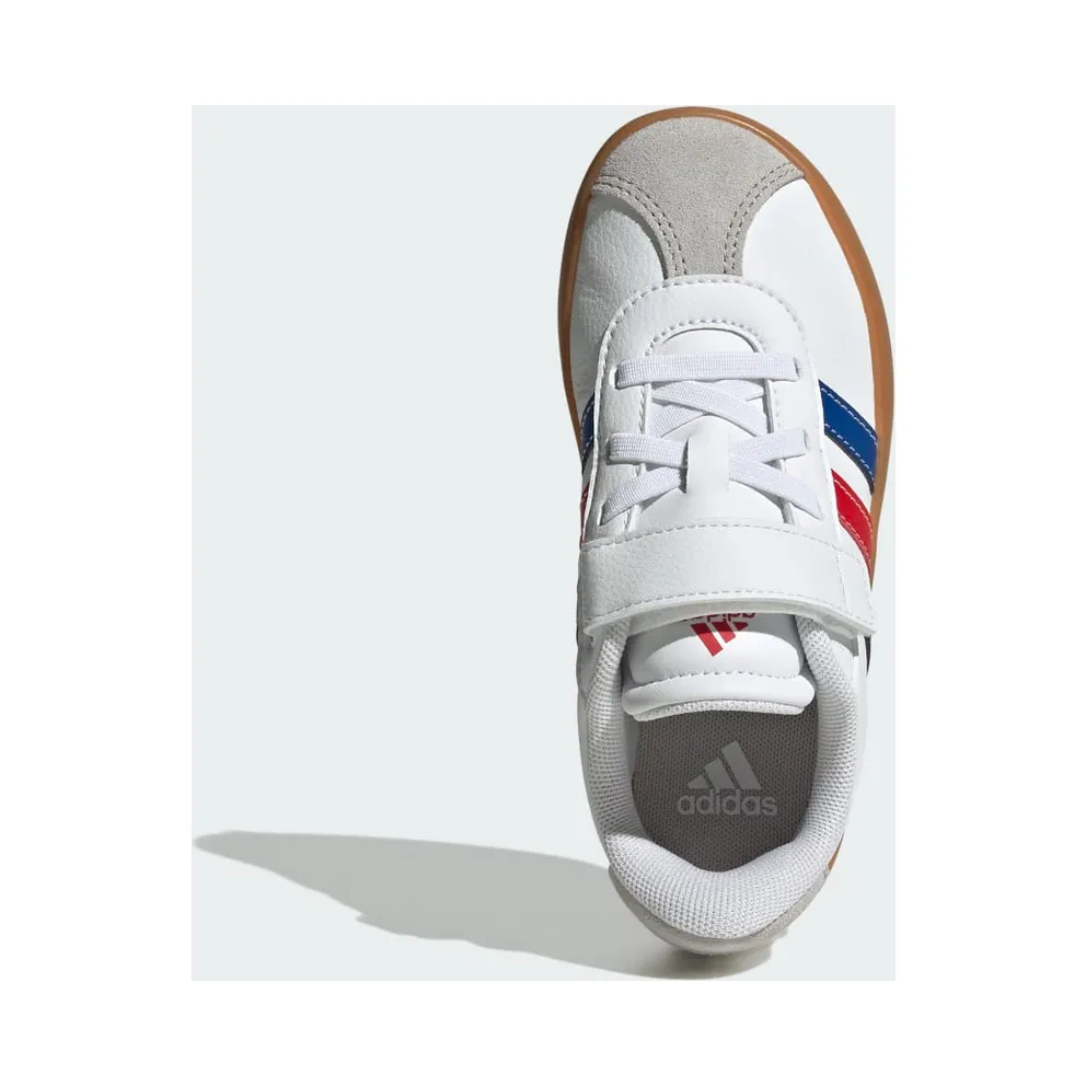 Adidas VL Court 3.0 Skateboard Shoes Kids Cloud White / Royal Blue / Better Scarlet (JH6317)