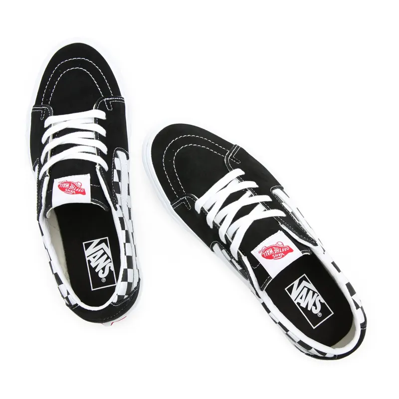 VANS Canvas/suède Sk8-low Shoes (Black)