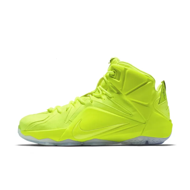Nike LeBron 12 EXT Tennis Ball Volt/Volt-White-Black (748861-700)