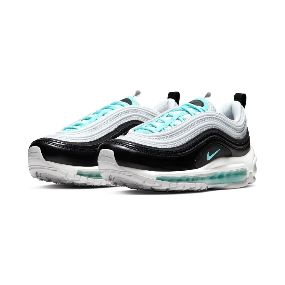 Nike Air Max 97 Platinum Black Aurora Green (W) Pure Platinum/Black-White-Aurora Green (921733-065)