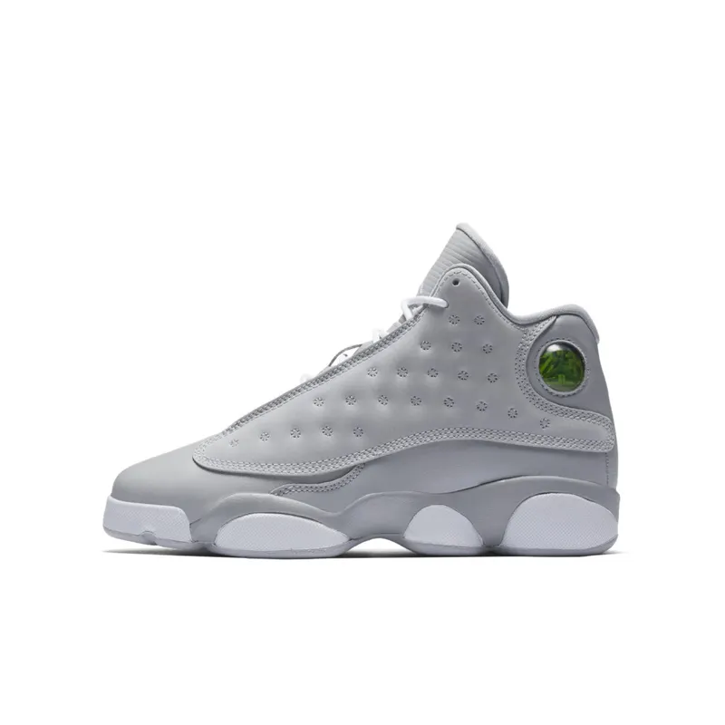 Jordan 13 Retro Wolf Grey Deadly Pink (GS) (439358-018)