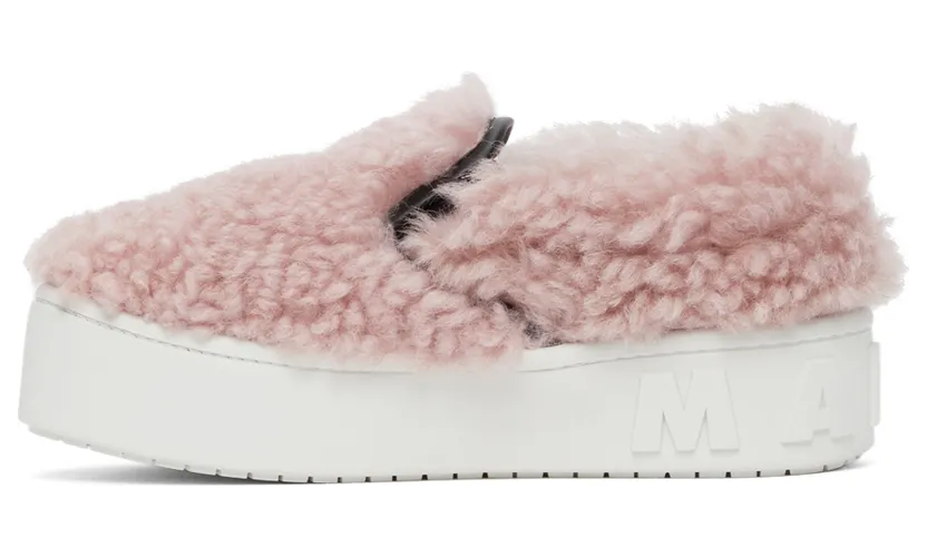 Marni Shearling Slip-On Sneakers (SNZW011003 LM071) (3)