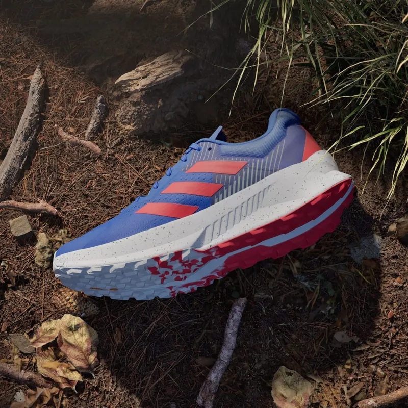 Adidas TERREX Soulstride Flow Trail Running Dash Grey / Pure Ruby / Semi Lucid Blue (JI1287)