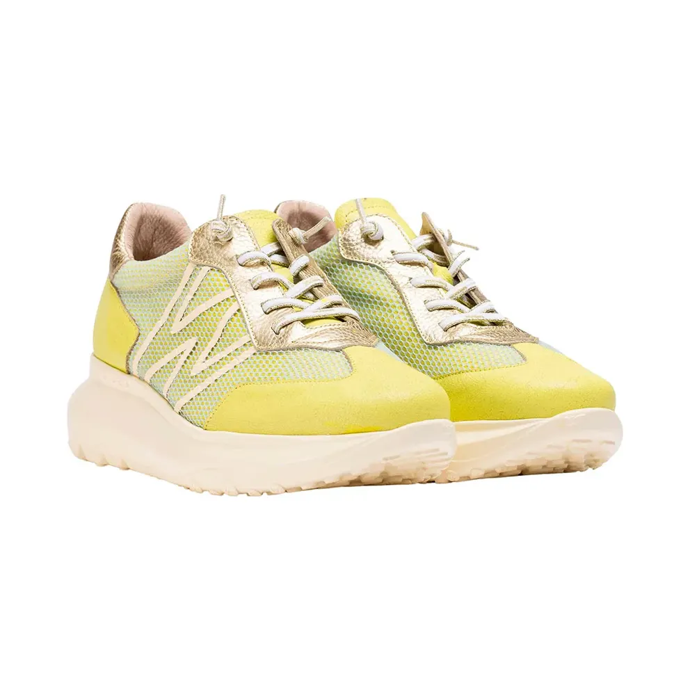 Wonders sneaker Yellow (A-4001-Comb.Cyber/Plan)