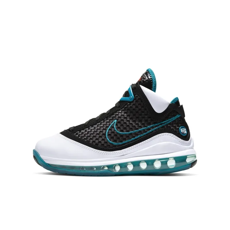 Nike LeBron 7 NFW Red Carpet 2019 (GS) White/Black-Glass Blue-Challenge Red (CT3794-100)
