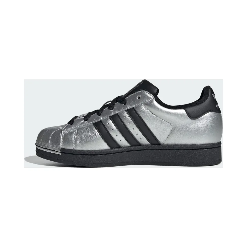 Adidas SUPERSTAR II Shoes Silver Metallic / Core Black / Core Black (IH1599)