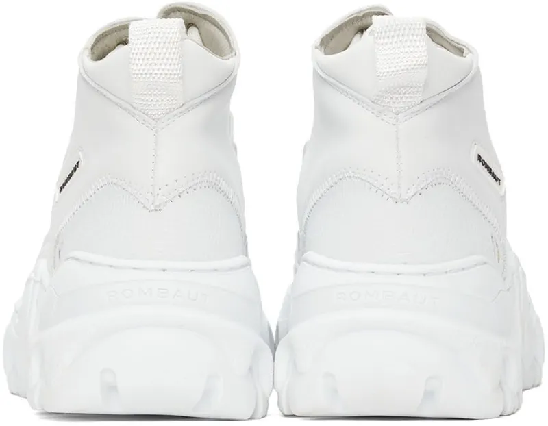 Rombaut White Boccaccio II Future Leather Riot Low WHITE (S21-B-015)
