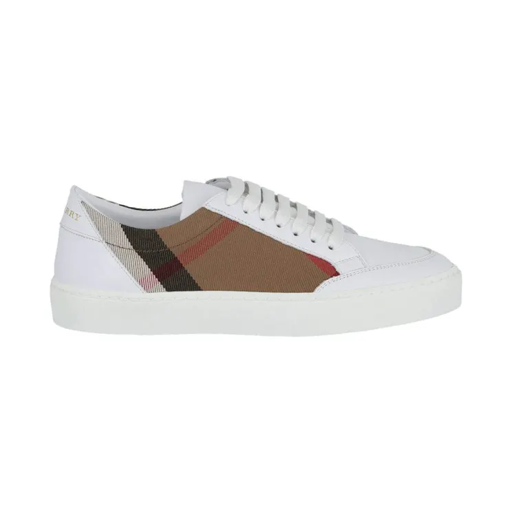Burberry House Check Low-Top White Brown (4040055 10002)