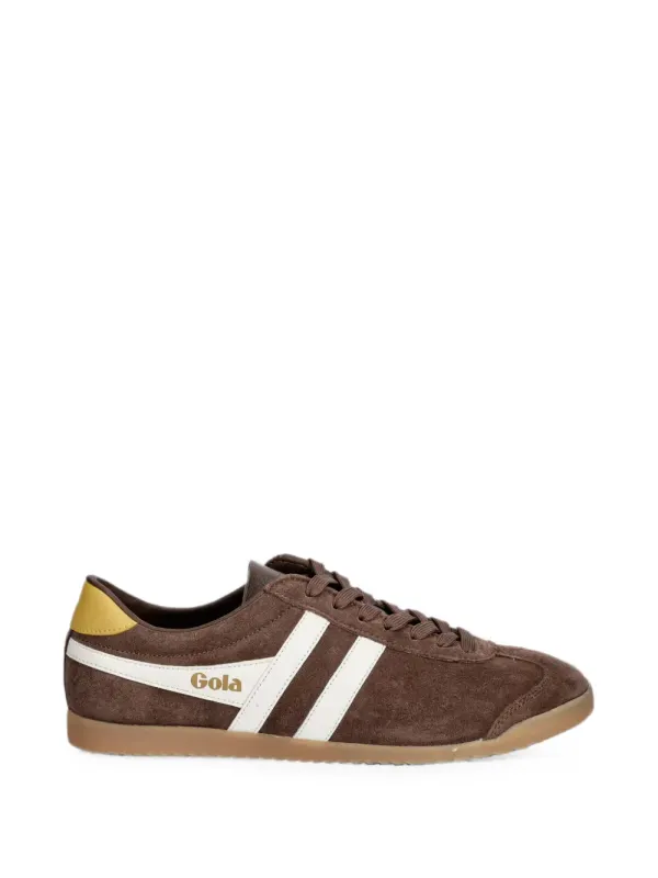 Gola Bullet with suède afwerking and logo-print – Brown (CLA153TW2)