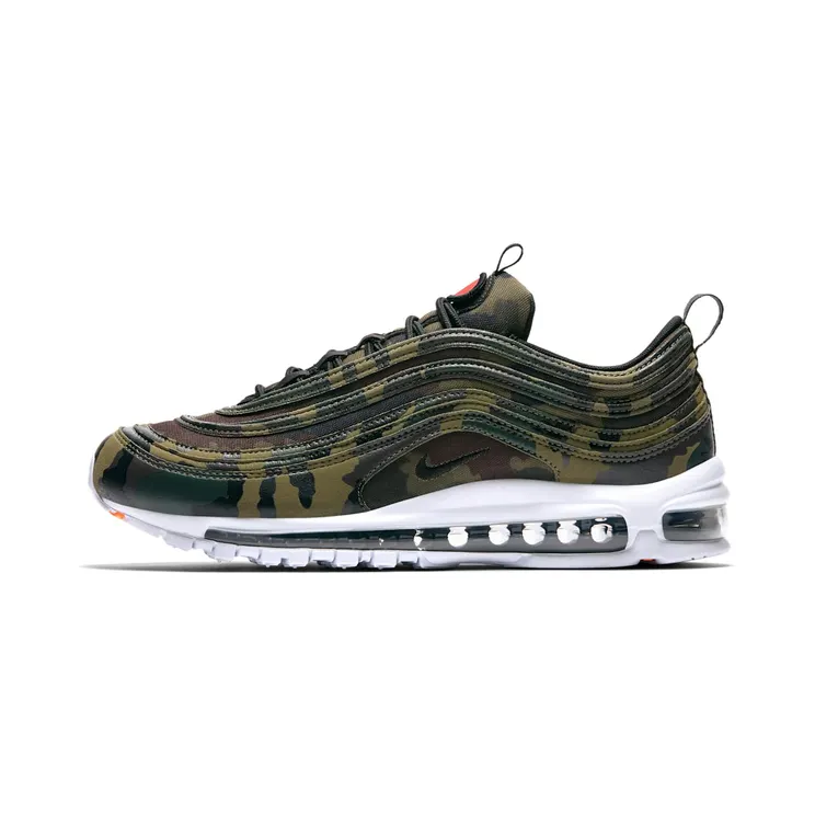 Nike Air Max 97 Country Camo “Medium Olive / Dark Army / Dark Cinder / Black” (AJ2614-200)
