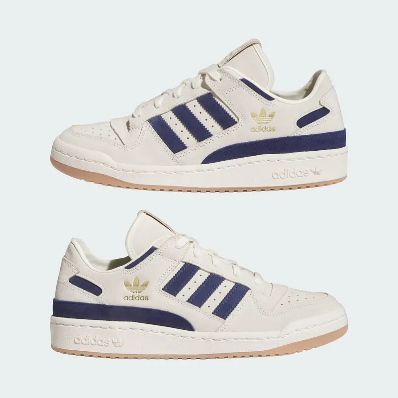 adidas Forum Low CL Cream White Dark Blue (IF9681)