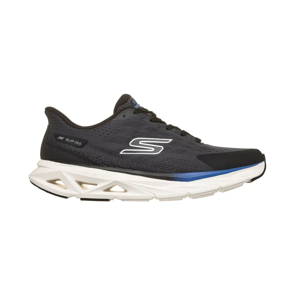 Skechers Slip-ins: Glide-Step Vortex Sneaker Black/Houtskool
