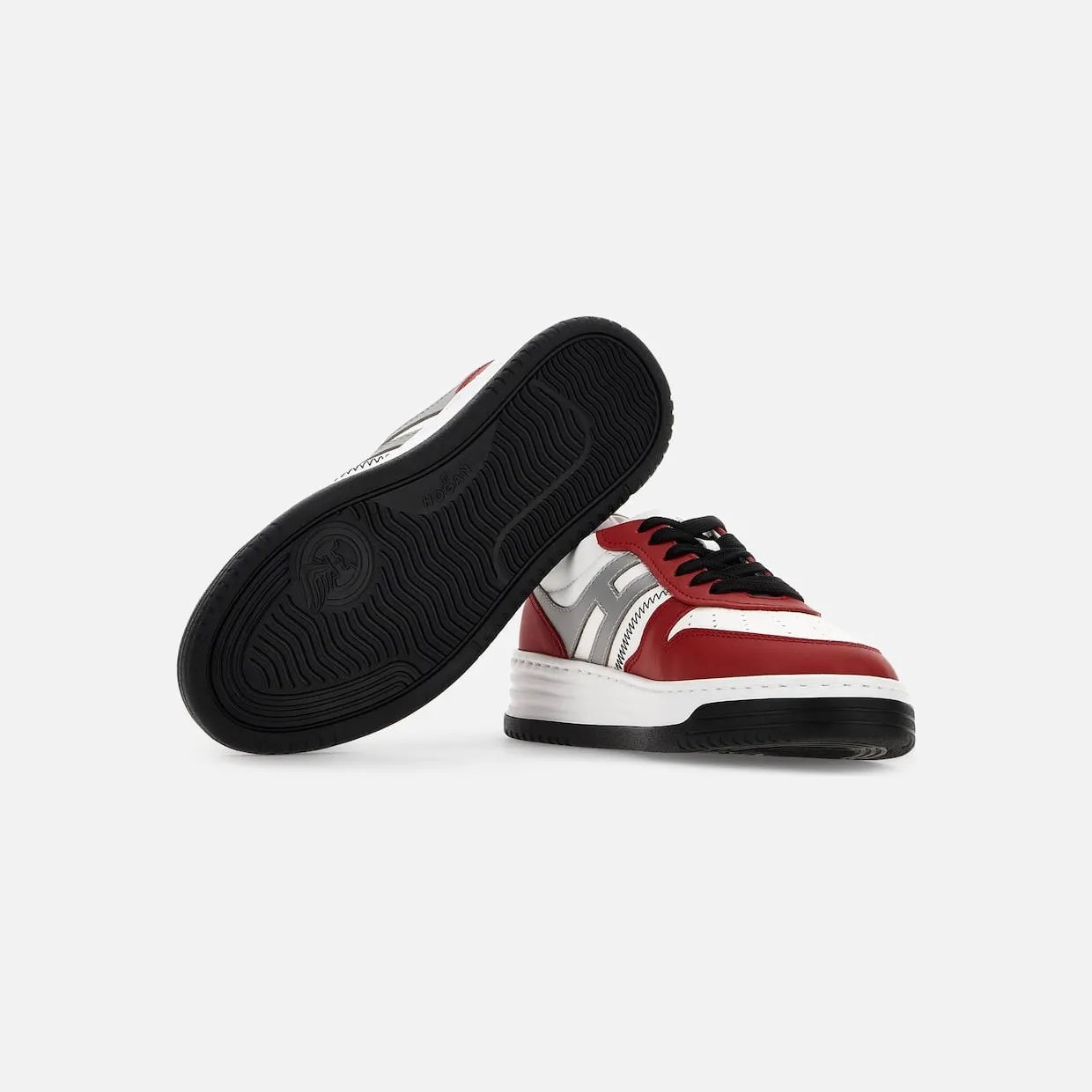 Sneakers Hogan H630 White Red (HXW6300EU53OI50PD9) (4)