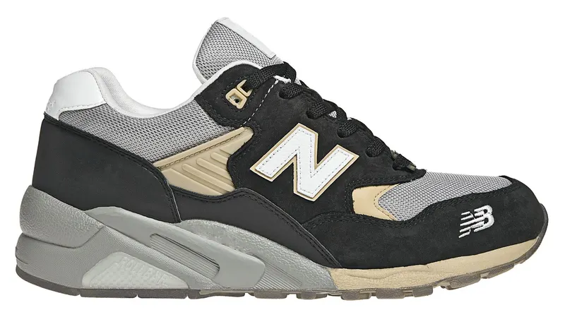 New Balance 580 Burn Rubber White Collar Black/Grey-White (MT580WC)