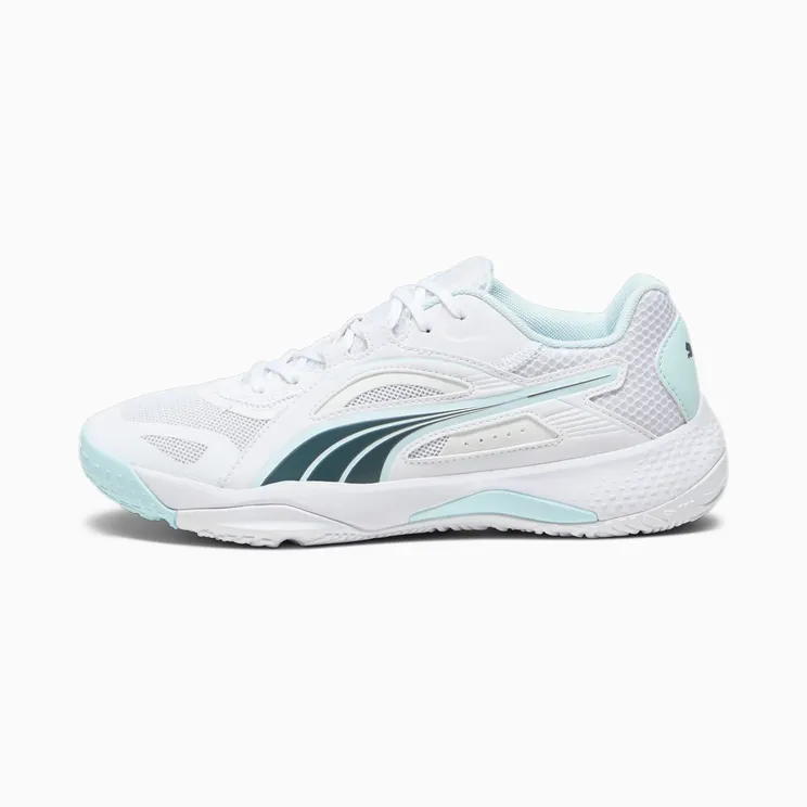 Puma Solarstrike II indoorsportschoenen Wit/Blauw/Grijs (106881-07)