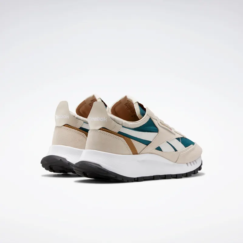 Reebok Classic Leather Legacy Shoes Stucco / Midnight Pine / Sepia