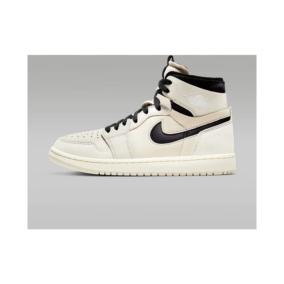 Jordan 1 High Zoom Air CMFT Summit White Black (W) Summit White/Black-Sail-Light Orewood Brown-White (CT0979-100)