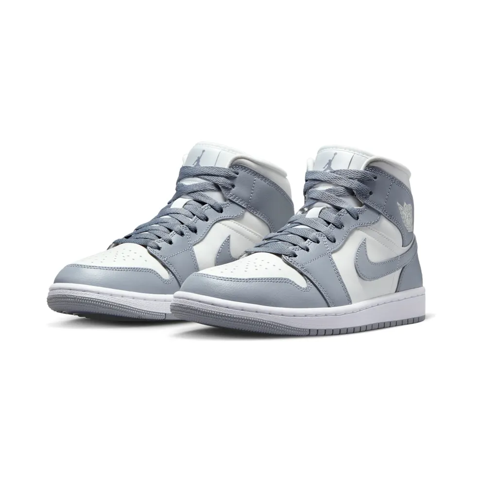 Nike Air Jordan 1 Mid Stealth Grey White (W) (BQ6472-115)
