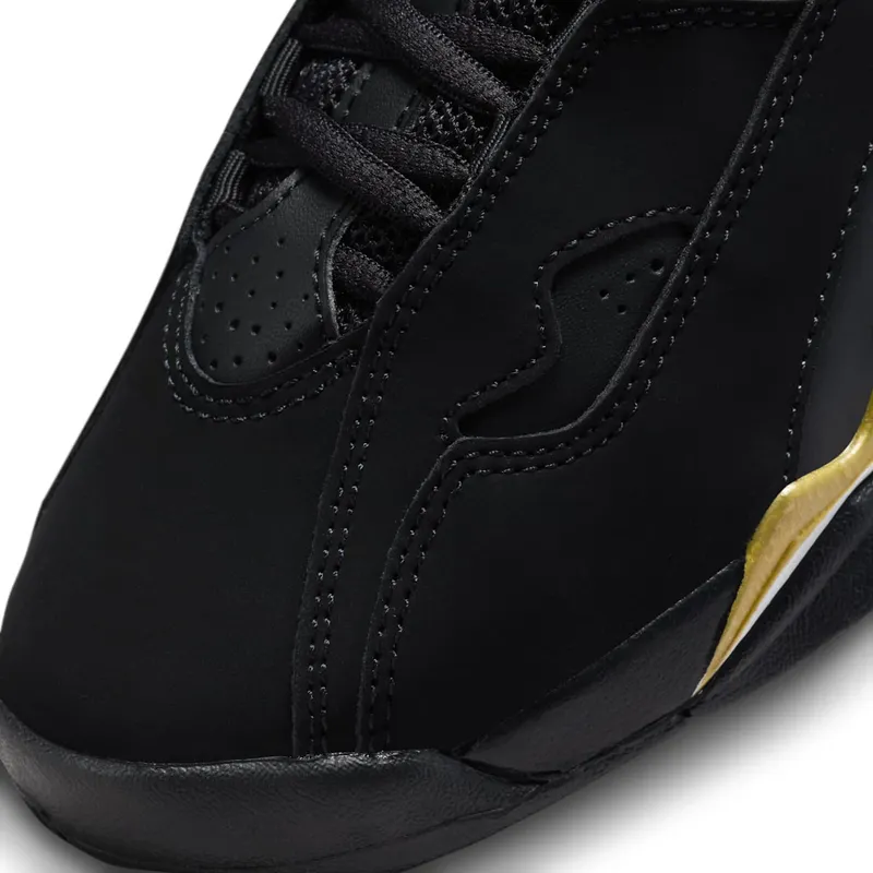 Jordan True Flight Black Metallic Gold White (343795-017)