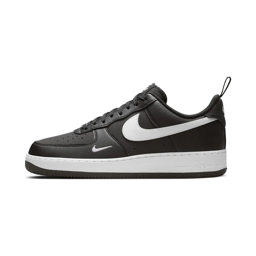 Nike Air Force 1 Low ’07 LV8 “Carbon Fiber Swoosh – Black / White” (IR5599-001)