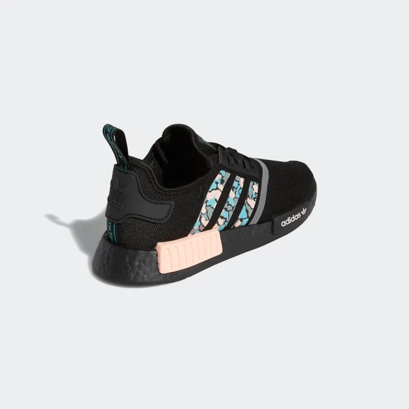 adidas NMD_R1 Core Black / Hi-Res Aqua / Glow Pink (FV3853)