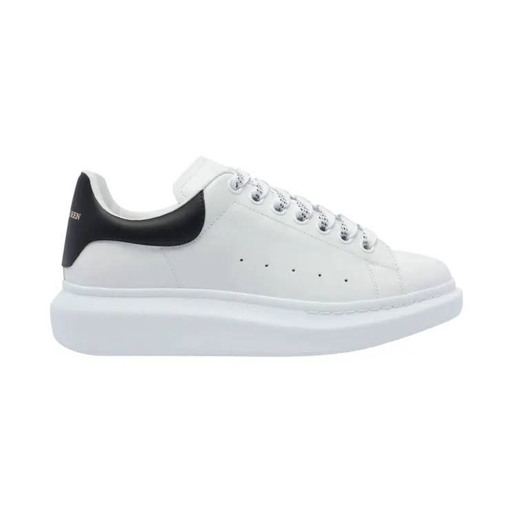 Alexander Mcqueen Oversized Leather Lace-up “White/Black” (553680 WIAIG 9061)