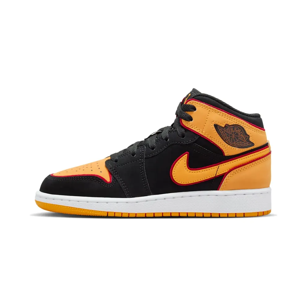 Jordan 1 Mid SE Black Vivid Orange (FJ4924-008)