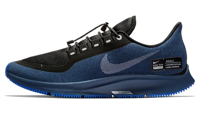 Nike Air Zoom Pegasus 35 Shield Black Blue Void (AA1643-003)