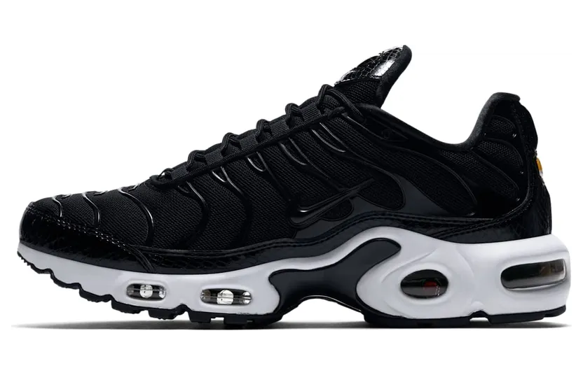 Nike Air Max Plus SE Black Snakeskin White (W) (862201-004)