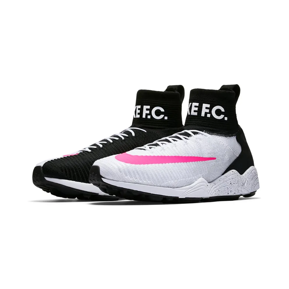 Nike Mercurial Flyknit FC White Black Pink Blast Black/White-Pink Blast (852616-100)