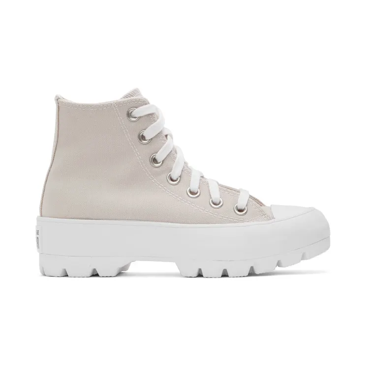 Converse Beige Chuck Taylor All Star Lugged High Sneakers (A01656C)