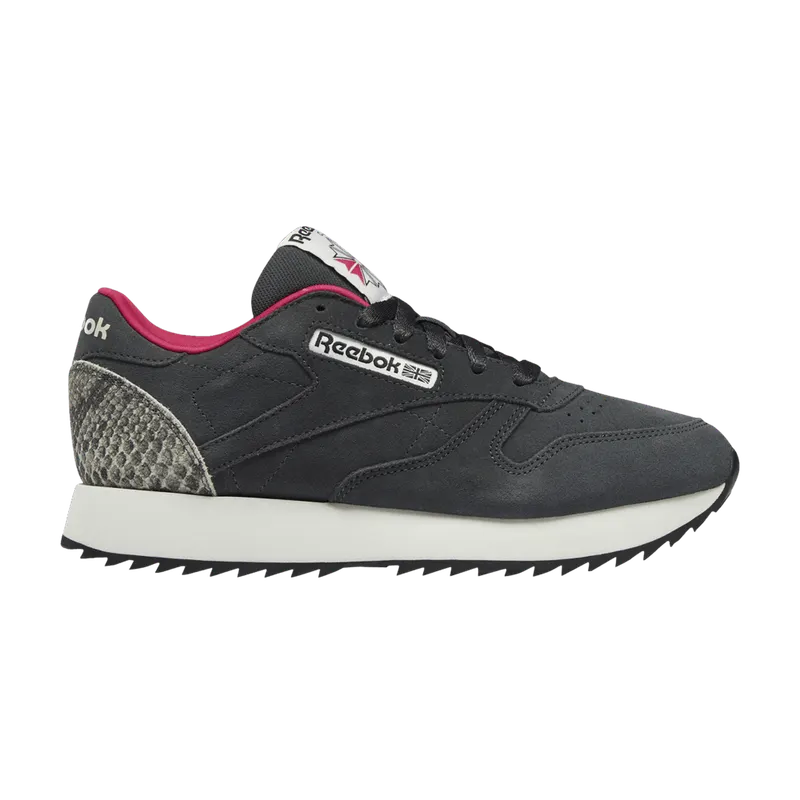Reebok Cl Lthr Ripple Cold Grey 7 / Chalk / Pursuit Pink (GX5097)