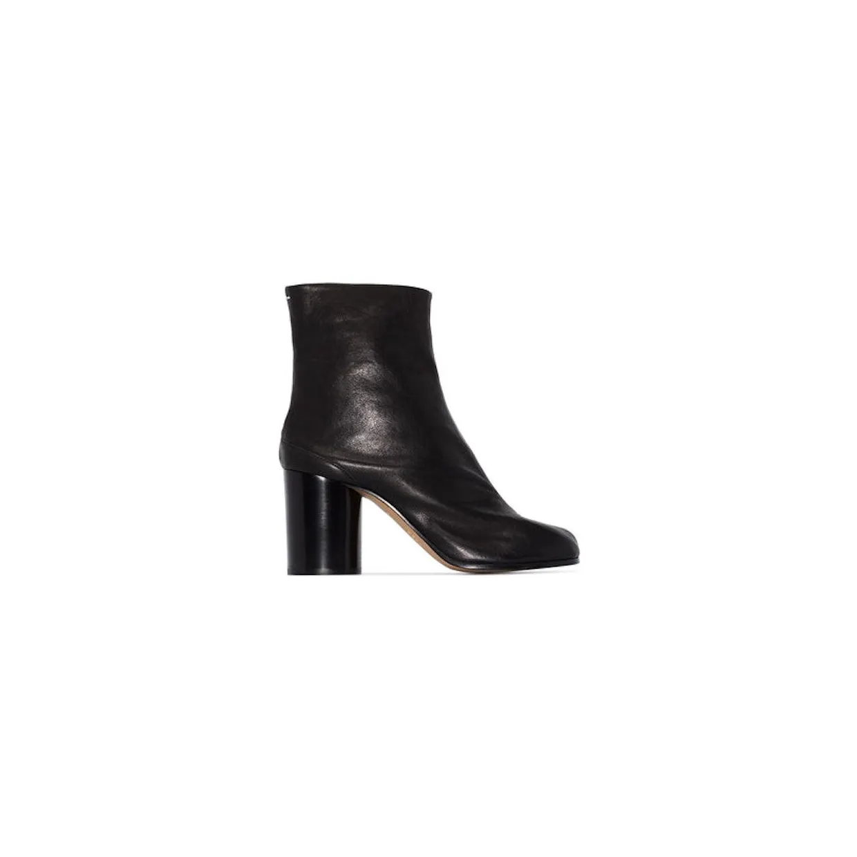 Maison Margiela Vintage Leather Tabi High Heel Ankle Boots Black (S58WU0260 P3753 T8013)