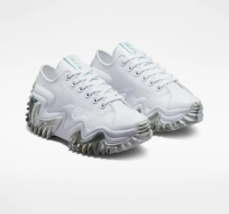 Converse Run Star Motion CX Platform Marbled White/aqua Mist/summit Sage