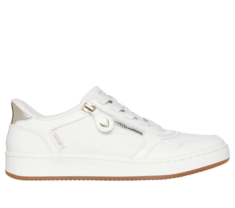 Skechers Slip-ins: BOBS B Cute Court – Dainty Charm Sneaker White