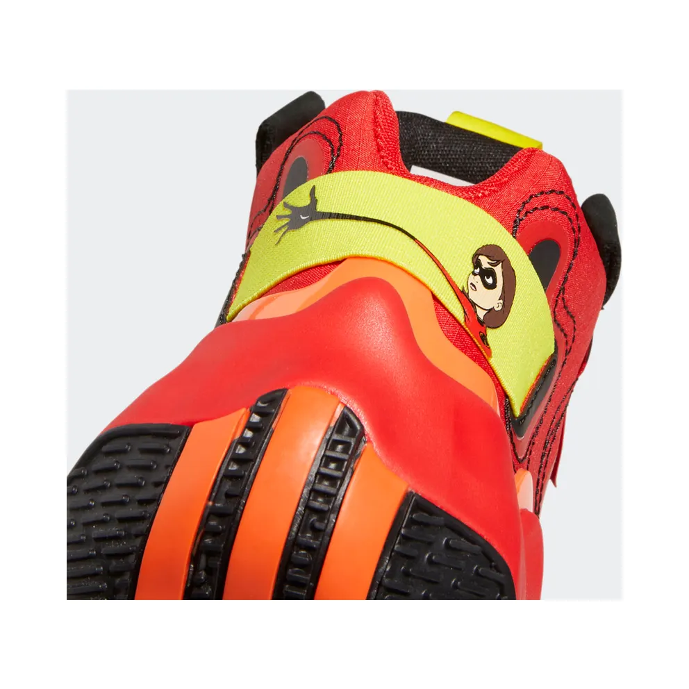 adidas Exhibit B Candace Parker Mid Vivid Red / Core Black / Team Yellow (GZ2379)