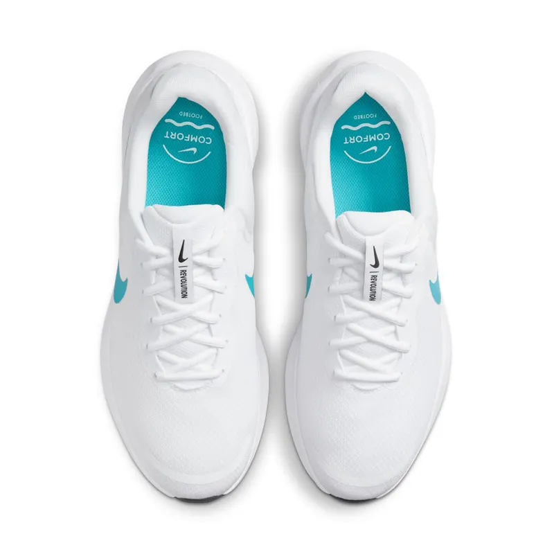 Nike Revolution 7 White Pure Platinum Dusty Cactus (FB2207-103)