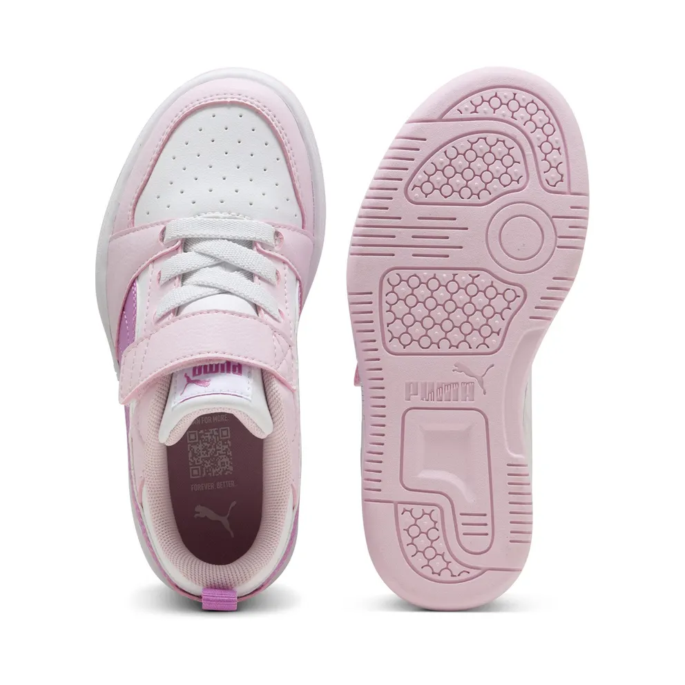 Puma Rebound V6 Lo “Pearl Pink / Mauve Pop / Puma White” (397419_35)