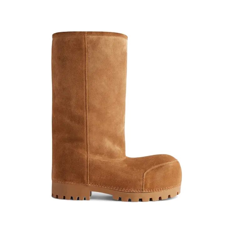 Balenciaga Alaska Fur High Boot Brown (802205 WBFC1 2200)