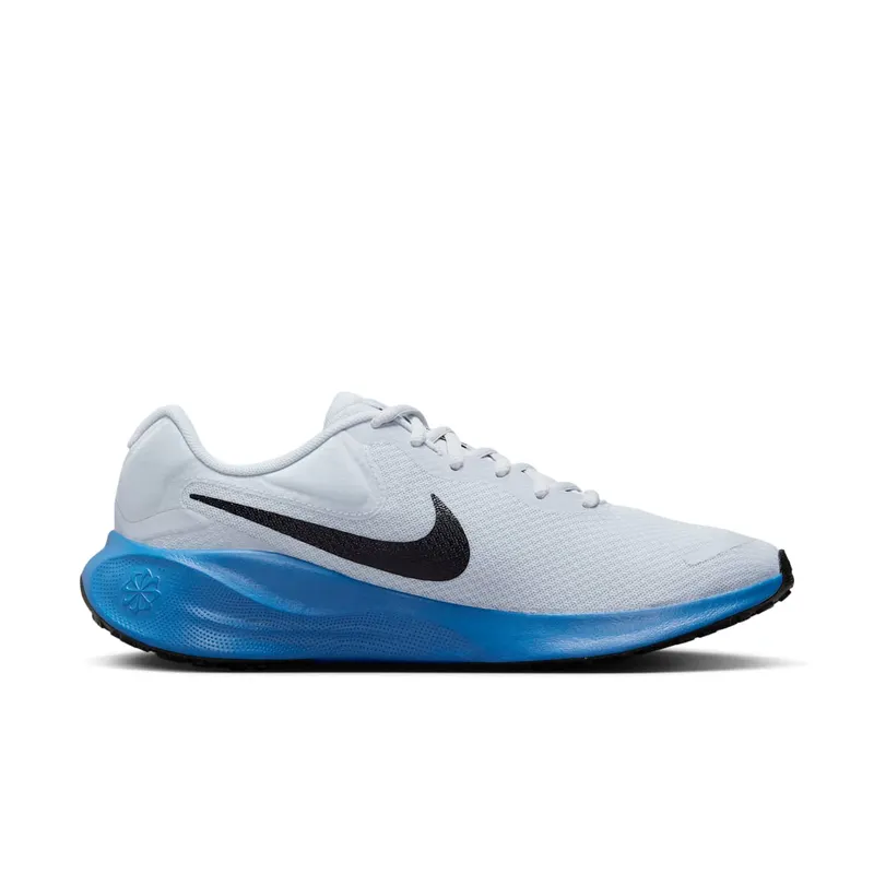 Nike Revolution 7 Pure Platinum Star Blue Volt Black (HF4909-043)