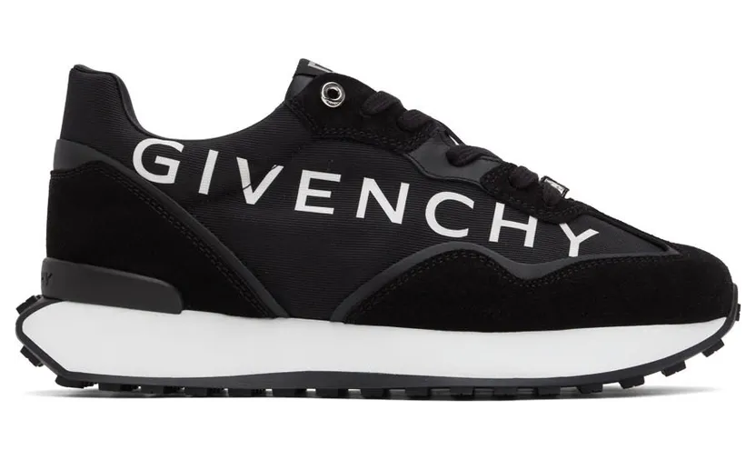 Givenchy Black GIV Runner Low-Top Sneakers (BH006ZH1AL001)