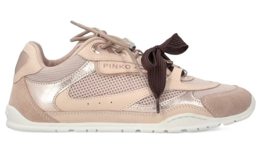 PINKO Sneakers met logo – Beige (SS0185P020)